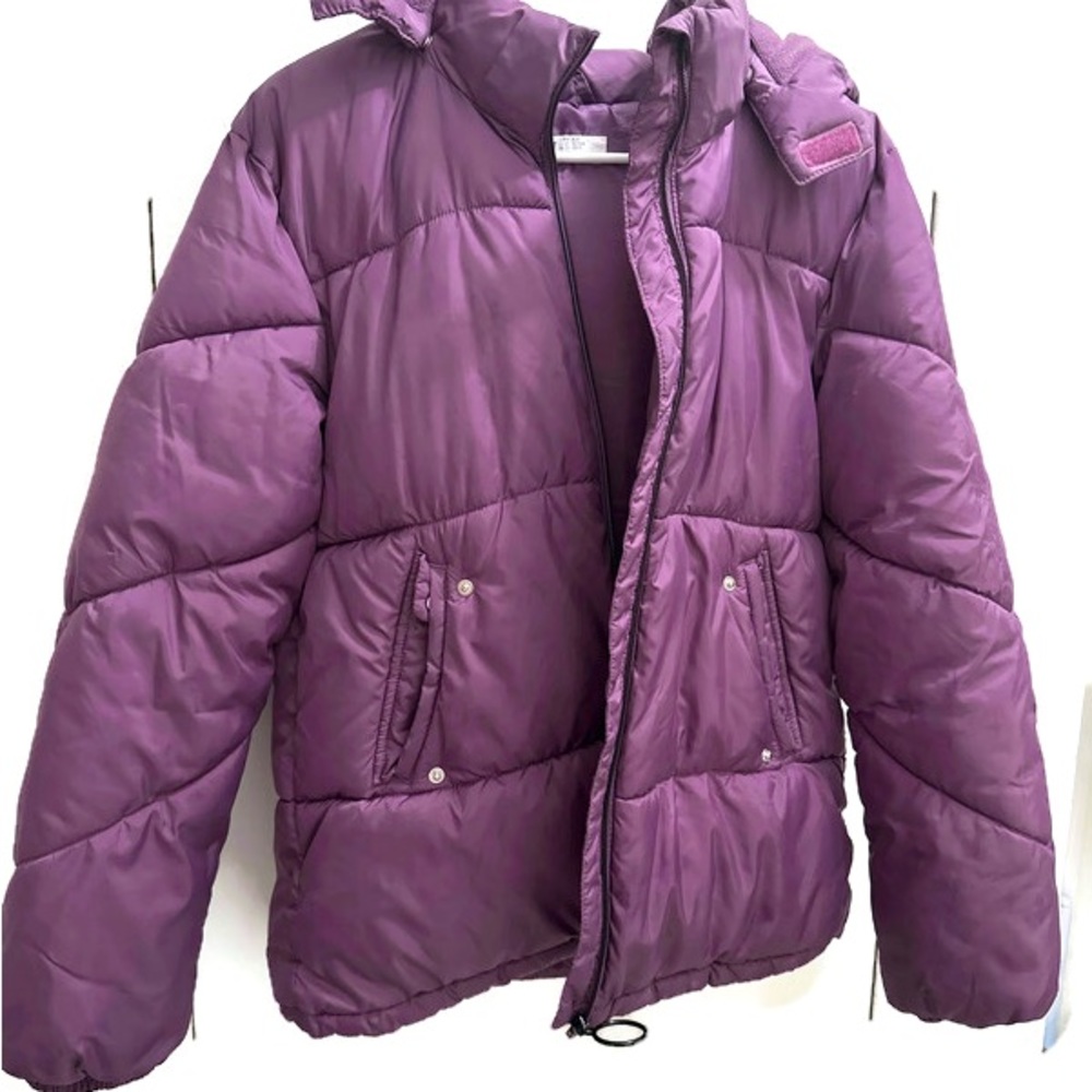 Girls purple puffer from h&m